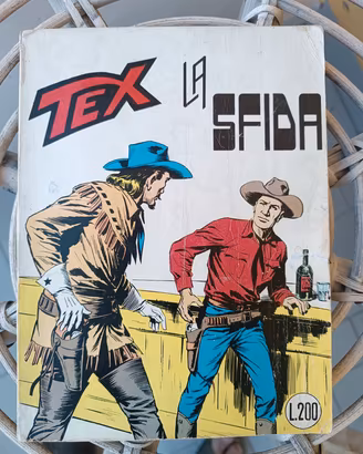 Tex 82 la sfida 1° ed. variante retro rosa raro