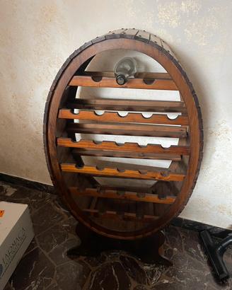 Espositore bottiglie di vino