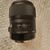 Sigma 35mm F/1.4 DG Art Canon