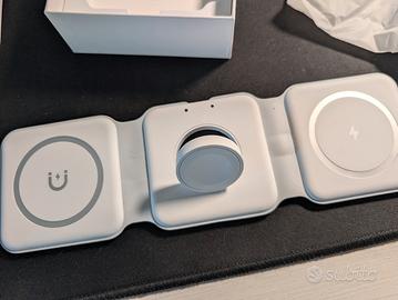 ricarica wireless smartphone smartwatch cuffie 
