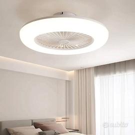 Ventilatore Soffitto LED Luce Regolabile Plafonier