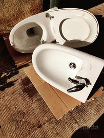 sanitari per bagno bidet e water