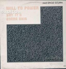 Will to power - say it's gonna rain 12''