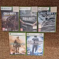 pack da 5 giochi CALL OF DUTY per XBOX 360