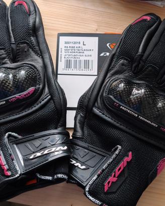 guanti moto donna taglia L - Ixon Rise Air Lady