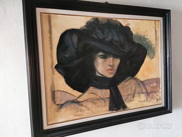 grande quadro dipinto di Fausto Maria Liberatore 