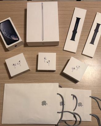 Lotto SCATOLE Apple originali