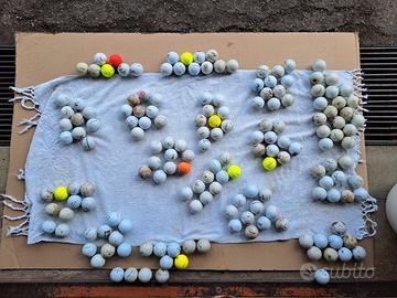 Palline da golf usate