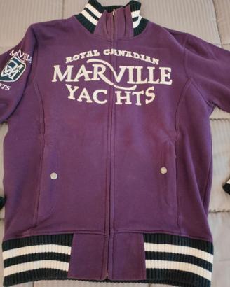 Felpa Marville Varsity con Patch Taglia L size L M