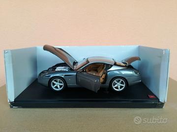 MODELLO  FERRARI 575 GTZ BY ZAGATO GREY NO BURAGO