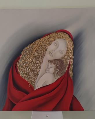 Quadro Madonna moderno made in Italy 