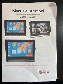 monitor AHD car-ply / Android auto,....NUOVO