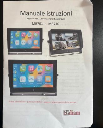 monitor AHD car-ply / Android auto,....NUOVO