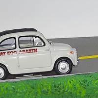 Fiat Nuova 500 Abarth Hachette 1:43 e 2 Opuscoli