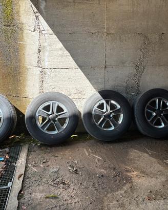 5 cerchi originali e gomme Wrangler 255/70 R18