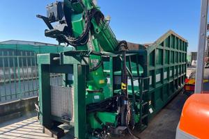 CONTAINER SCARRABILE USATO CON GRU E POLIPO