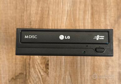 Masterizzatore/lettore DVD CD LG (SATA) cavo incl.