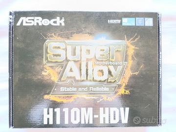 ASROCK H110M-HDV + CPU + DISSIPATORE