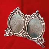 Portafoto Antico in peltro 