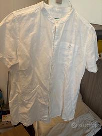 Camicia Lino bambino bianca taglia 11-12