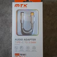 Cavo adattatore Type-C a jack 3,5mm femmina