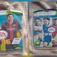 FIFA 16 e FIFA 17 (cd) giochi per XBOX 360