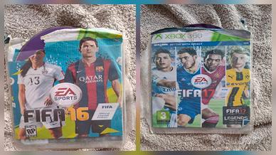 FIFA 16 e FIFA 17 (cd) giochi per XBOX 360