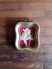 quadretto Stelle Alpine essicate