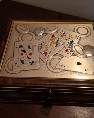 Cofanetto da gioco con fiches Valenti