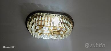 Lampadario colore oro