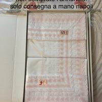 completo lenzuola matrimoniale bic ricami