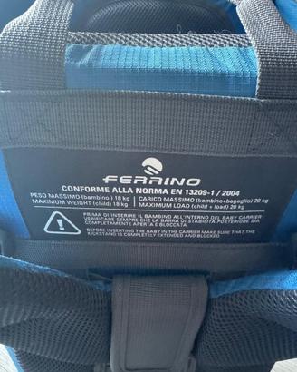 Zaino con seggiolino per neonato