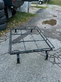 Portapacchi auto fuoristrada 120x100cm circa