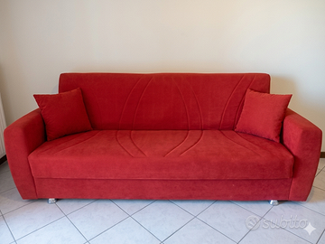 Divano Moderno 3 Posti con Maxi-Contenitore