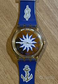 Swatch 1992 gk140 Blue Anchorage