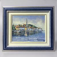 Quadro di Rovigno dipinto a mano su tela