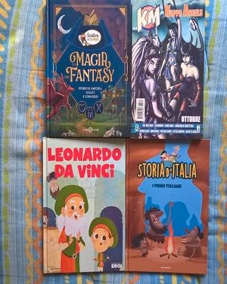 Lotto 14 libri e fumetti per bambini e ragazzi