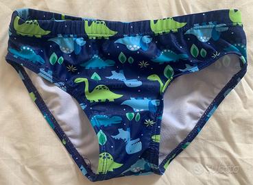 Costume bagno slip - dinosauri