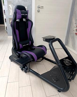 Postazione gaming Gt player Con casse bluetooth 