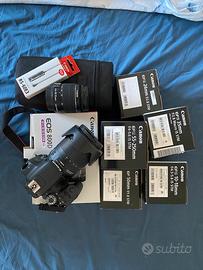 Canon EOS 800D Rebel T7i + obiettivi vari
