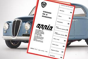 Libro tecnico d'officina Lancia Appia