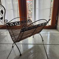 porta riviste e scaffale