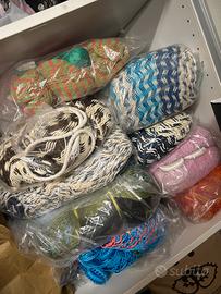 Amache cotone e nylon. Colori vari.