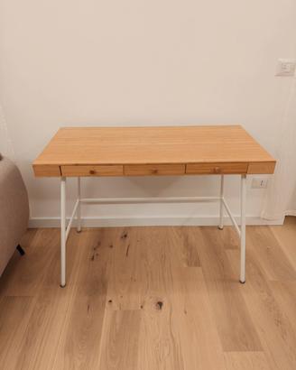 Scrivania IKEA LILLÅSEN in bambù – Come nuova