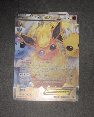 Carta pokemon Flareon ex