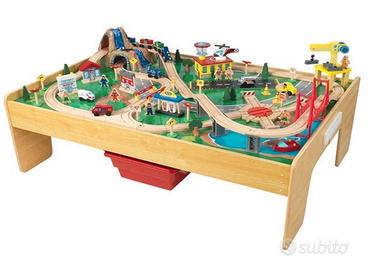 Pista treno in legno kidkraft