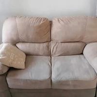 Divano, coppia di divani in Nabuk 3+2 posti 