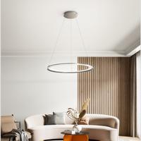 Lampadario Perenz grigio titanio led 8200 grlc