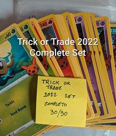 Trick or trade 2022 Pokemon set completo 30 carte