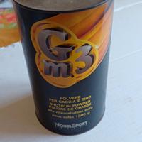 Scatola che conteneva polvere da sparo 